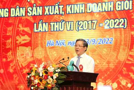 Toàn văn phát biểu khai mạc của Chủ tịch Hội NDVN Lương Quốc Đoàn tại Hội nghị biểu dương nông dân SXKD giỏi
