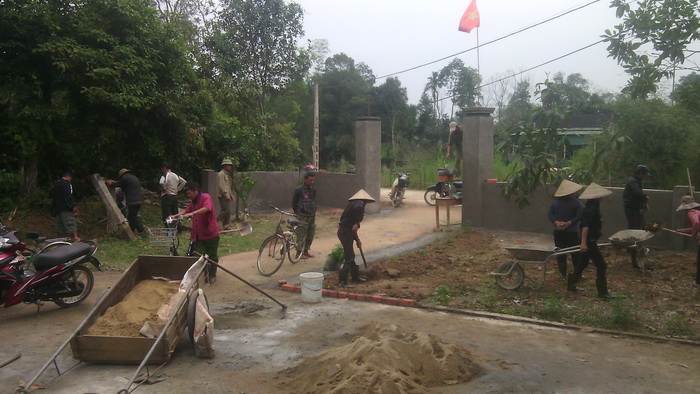 HND Hương Khê (Hà Tĩnh): Giúp hội viên, nông dân chỉnh trang vườn hộ